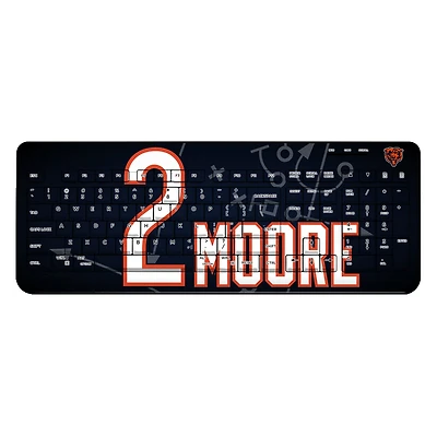 Keyscaper D.J. Moore Chicago Bears Wireless Keyboard