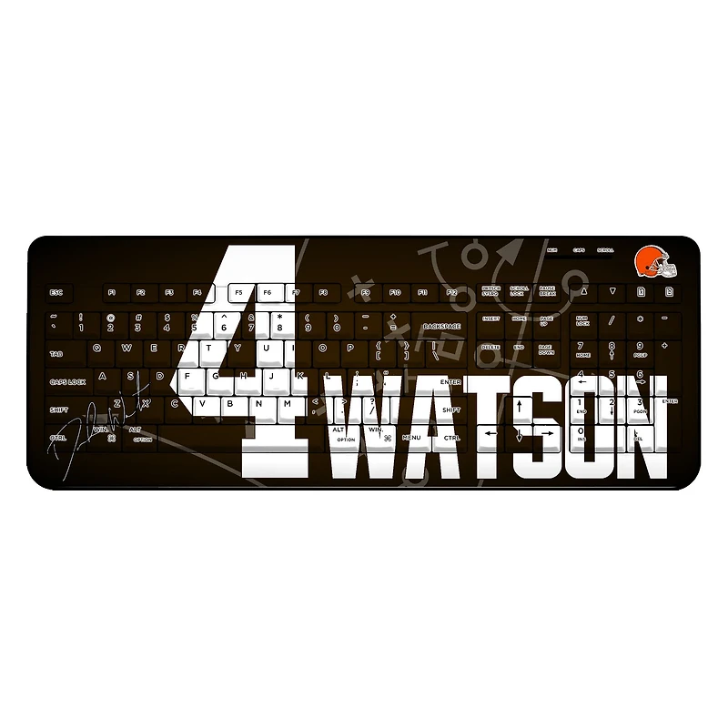Keyscaper Deshaun Watson Cleveland Browns Wireless Keyboard