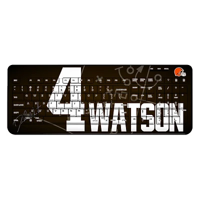 Keyscaper Deshaun Watson Cleveland Browns Wireless Keyboard
