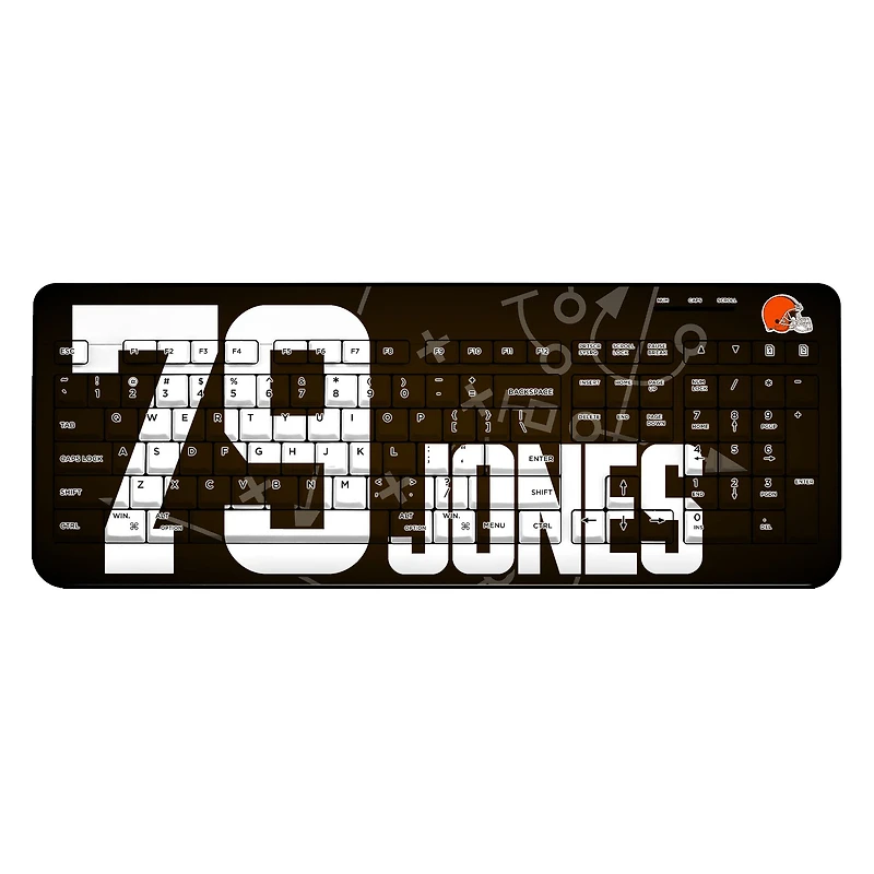 Keyscaper Dawand Jones Cleveland Browns Wireless Keyboard