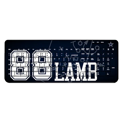 Keyscaper CeeDee Lamb Dallas Cowboys Wireless Keyboard