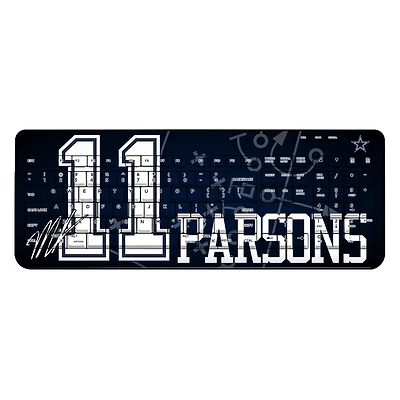 Keyscaper Micah Parsons Dallas Cowboys Wireless Keyboard