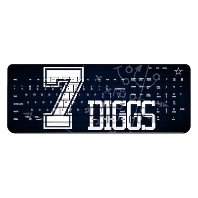 Keyscaper Trevon Diggs Dallas Cowboys Wireless Keyboard