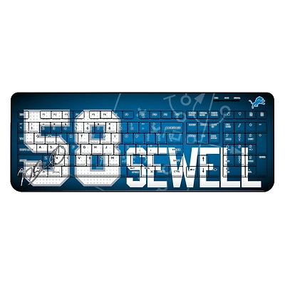 Keyscaper Penei Sewell Detroit Lions Wireless Keyboard