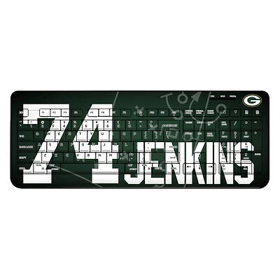 Keyscaper Elgton Jenkins Green Bay Packers Wireless Keyboard