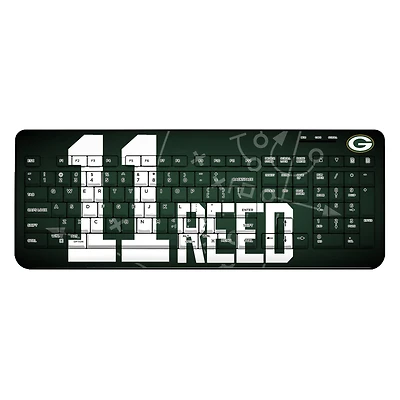 Keyscaper Jayden Reed Green Bay Packers Wireless Keyboard