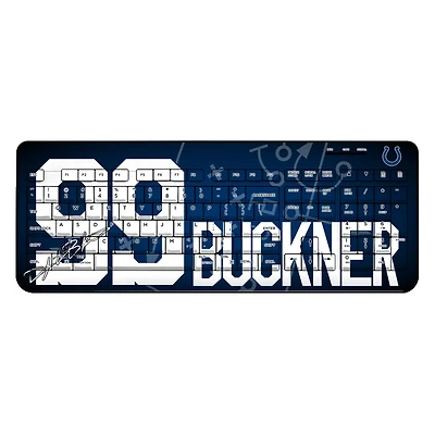 Keyscaper DeForest Buckner Indianapolis Colts Wireless Keyboard