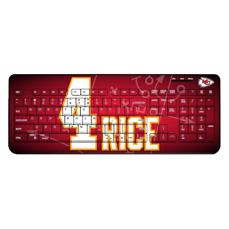 Keyscaper Rashee Rice Kansas City Chiefs Wireless Keyboard