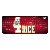 Keyscaper Rashee Rice Kansas City Chiefs Wireless Keyboard