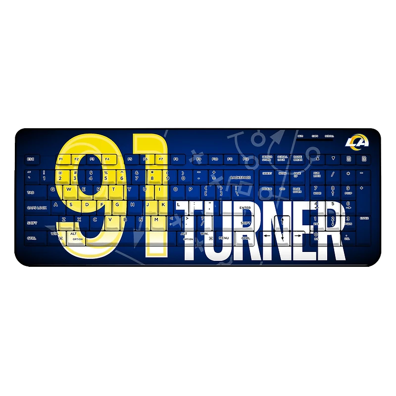 Keyscaper Kobie Turner Los Angeles Rams Wireless Keyboard