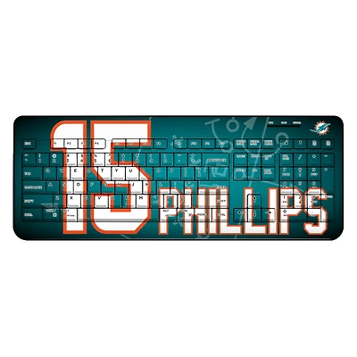 Keyscaper Jaelan Phillips Miami Dolphins Wireless Keyboard