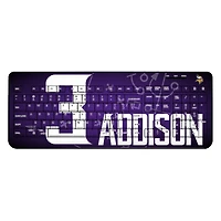 Keyscaper Jordan Addison Minnesota Vikings Wireless Keyboard