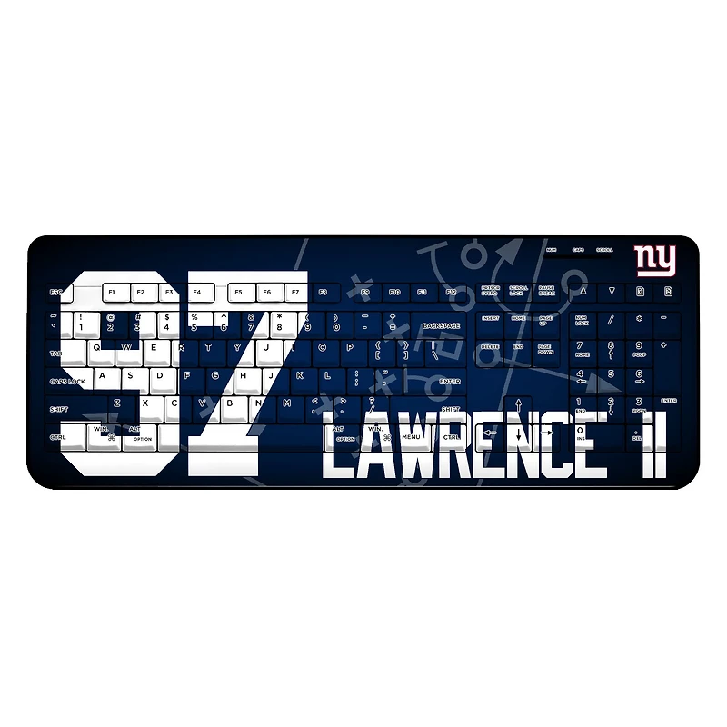 Keyscaper Dexter Lawrence II New York Giants Wireless Keyboard