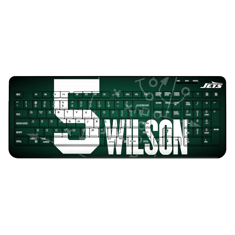 Keyscaper Garrett Wilson New York Jets Wireless Keyboard