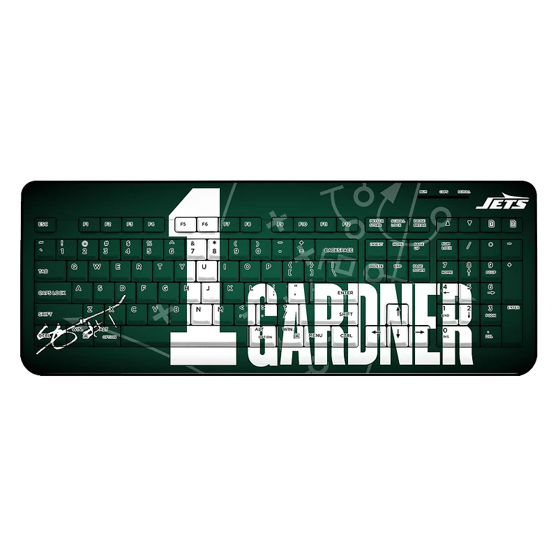 Keyscaper Ahmad Sauce Gardner New York Jets Wireless Keyboard