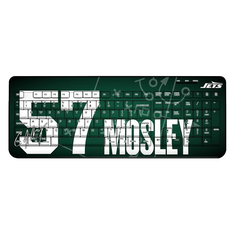 Keyscaper C.J. Mosley New York Jets Wireless Keyboard