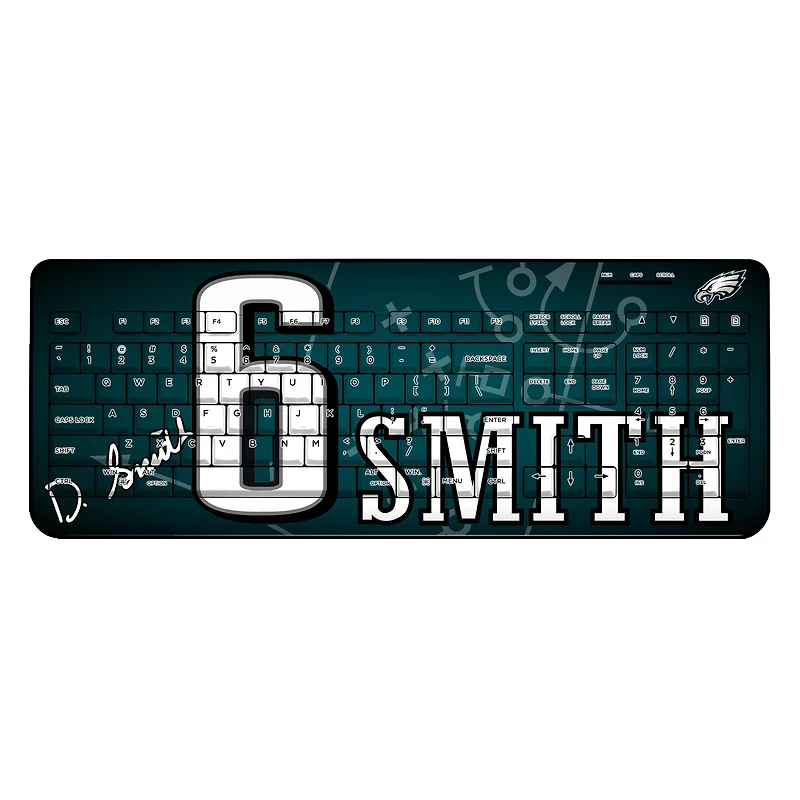 Keyscaper DeVonta Smith Philadelphia Eagles Wireless Keyboard