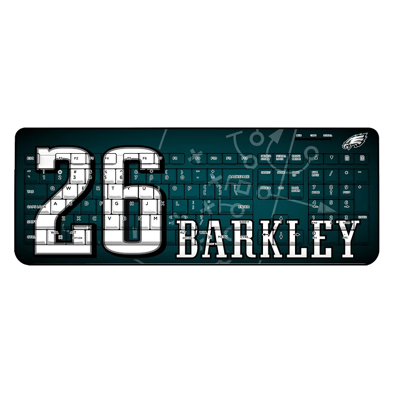 Keyscaper Saquon Barkley Philadelphia Eagles Wireless Keyboard