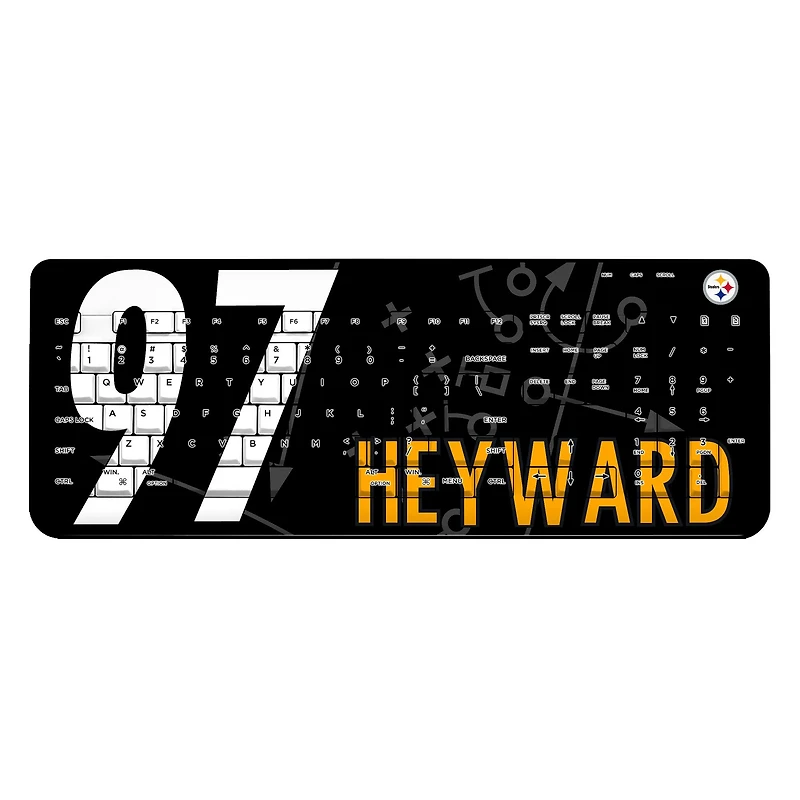 Keyscaper Cameron Heyward Pittsburgh Steelers Wireless Keyboard