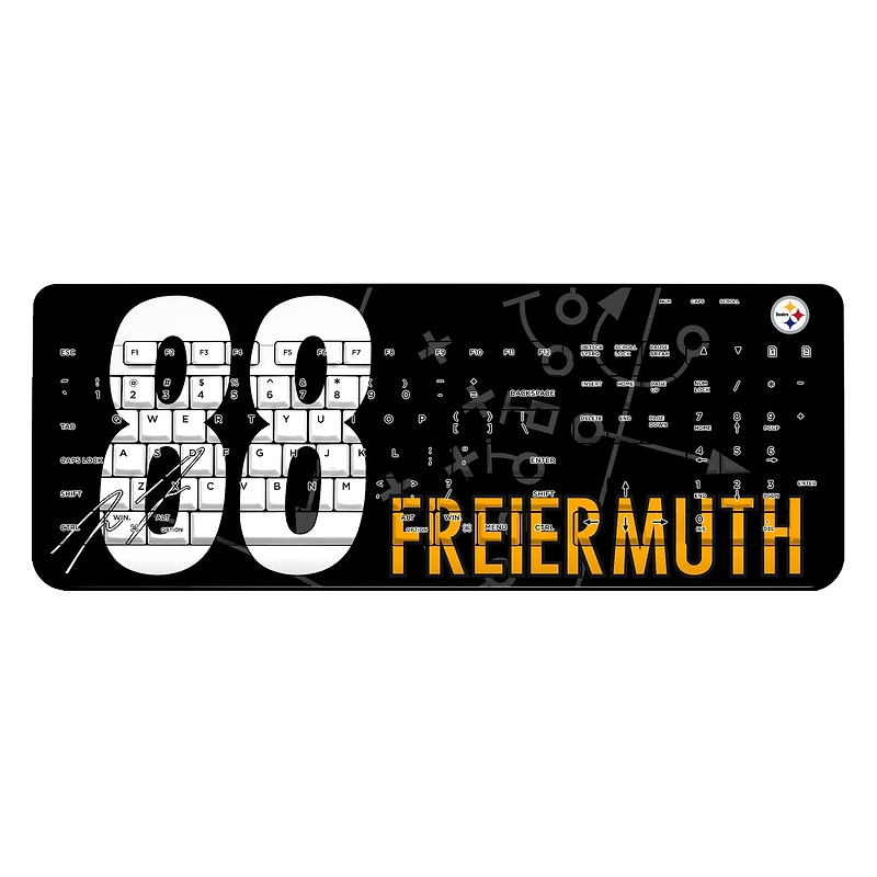 Keyscaper Pat Freiermuth Pittsburgh Steelers Wireless Keyboard