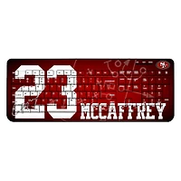 Keyscaper Christian McCaffrey San Francisco 49ers Wireless Keyboard