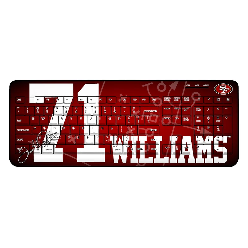 Keyscaper Trent Williams San Francisco 49ers Wireless Keyboard