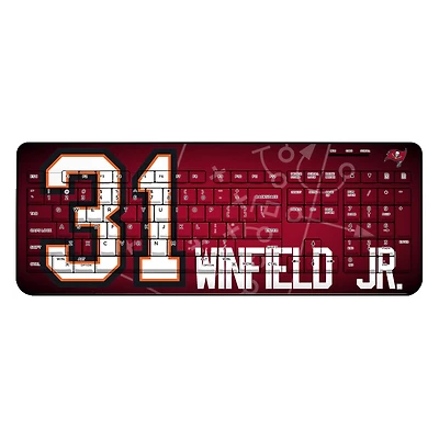 Keyscaper Antoine Winfield Jr. Tampa Bay Buccaneers Wireless Keyboard