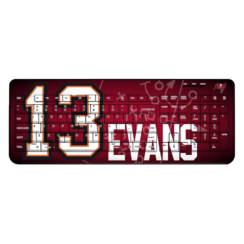 Keyscaper Mike Evans Tampa Bay Buccaneers Wireless Keyboard