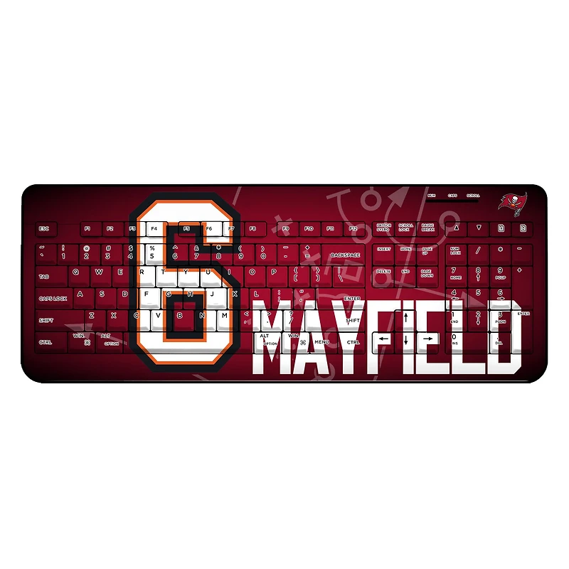 Keyscaper Baker Mayfield Tampa Bay Buccaneers Wireless Keyboard