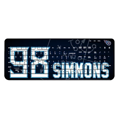 Keyscaper Jeffery Simmons Tennessee Titans Wireless Keyboard