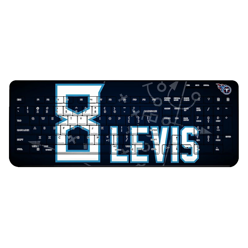 Keyscaper Will Levis Tennessee Titans Wireless Keyboard