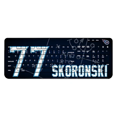 Keyscaper Peter Skoronski Tennessee Titans Wireless Keyboard