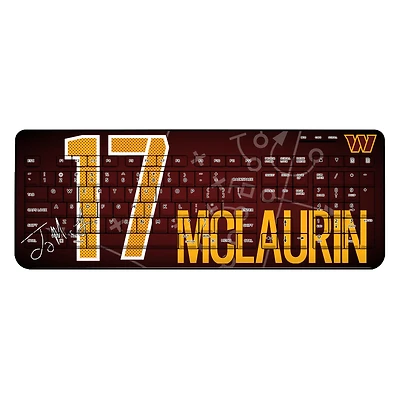 Keyscaper Terry McLaurin Washington Commanders Wireless Keyboard