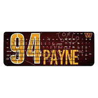 Keyscaper Daron Payne Washington Commanders Wireless Keyboard