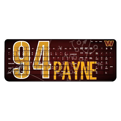 Keyscaper Daron Payne Washington Commanders Wireless Keyboard