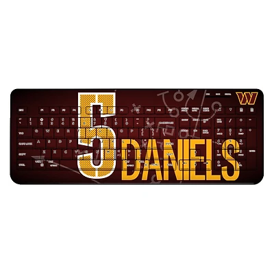 Keyscaper Jayden Daniels Washington Commanders Wireless Keyboard