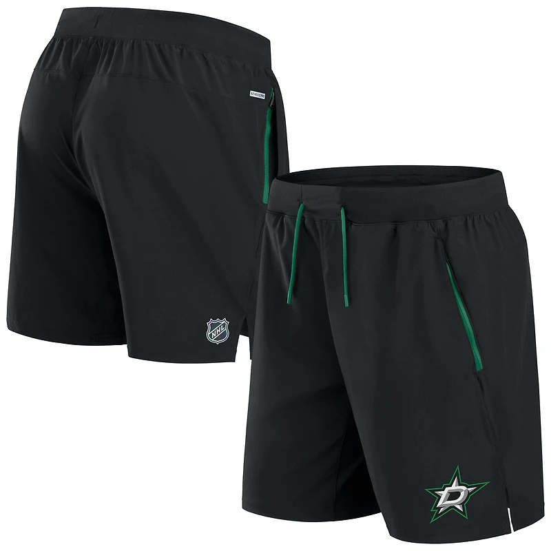 Men's Fanatics Black Dallas Stars Authentic Pro Rink Performance Shorts
