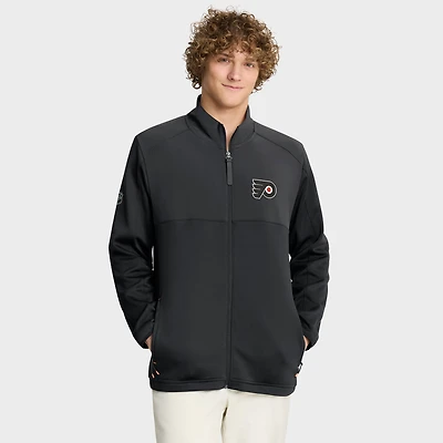 Men's Fanatics Black Philadelphia Flyers Authentic Pro Rink Full-Zip Jacket