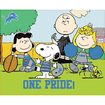 Detroit Lions Snoopy Diamond Painting Craft Kit