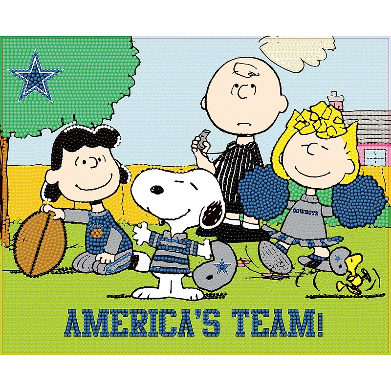 Dallas Cowboys Snoopy Diamond Painting Craft Kit