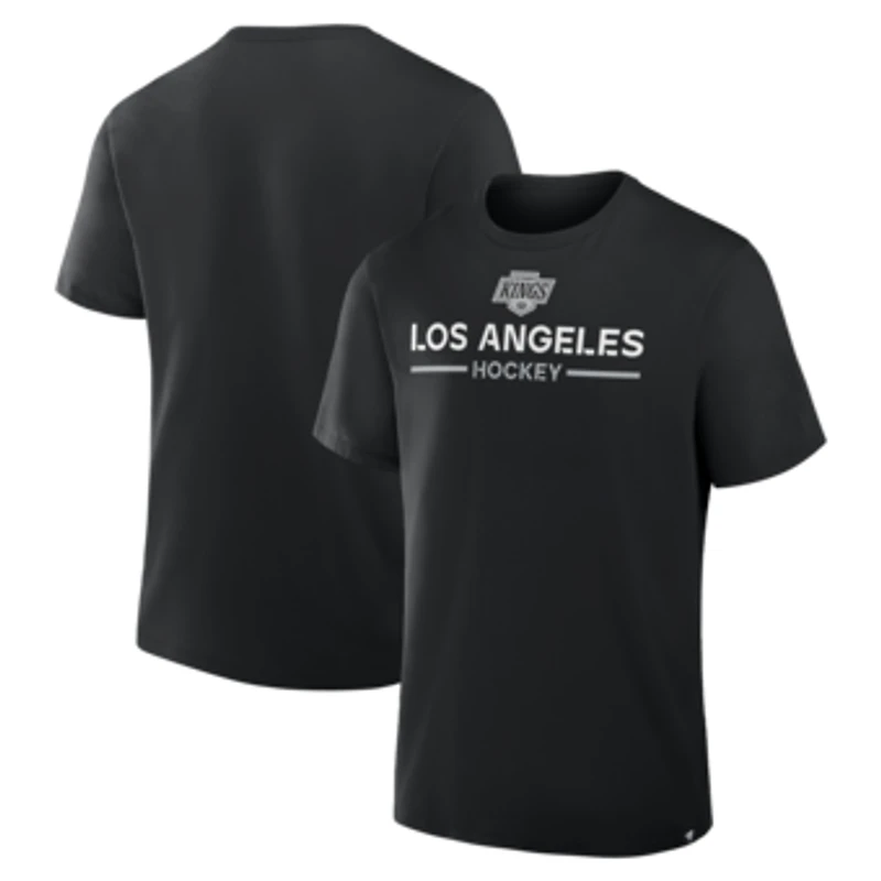 Men's Fanatics Black Los Angeles Kings Authentic Pro Primary T-Shirt