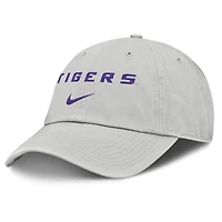 Men's Nike Gray LSU Tigers 2025 On-Field Gameday Club Adjustable Hat