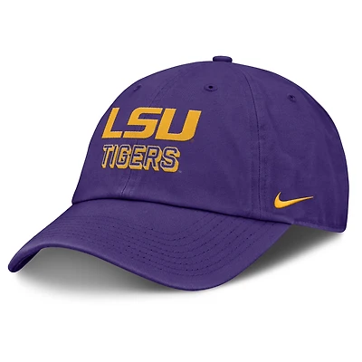 Men's Nike Purple LSU Tigers 2025 On-Field Club Adjustable Hat