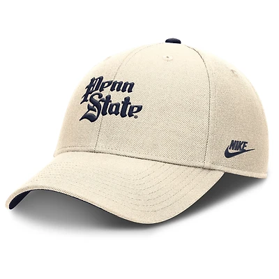 Men's Nike Natural Penn State Nittany Lions Rise Legacy Adjustable Hat