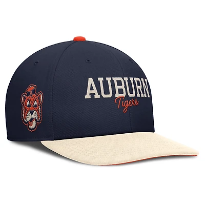 Men's Nike Orange/White Auburn Tigers Pro Legacy Script Snapback Hat