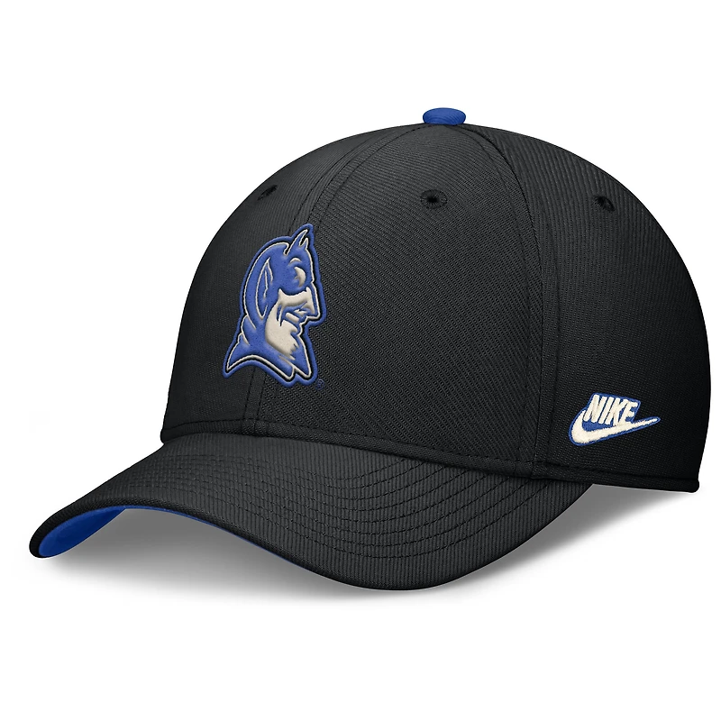 Men's Nike Black Duke Blue Devils Legacy Rise Performance Flex Hat