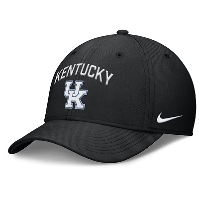 Men's Nike Black Kentucky Wildcats 2025 On-Field Rise Performance Flex Hat