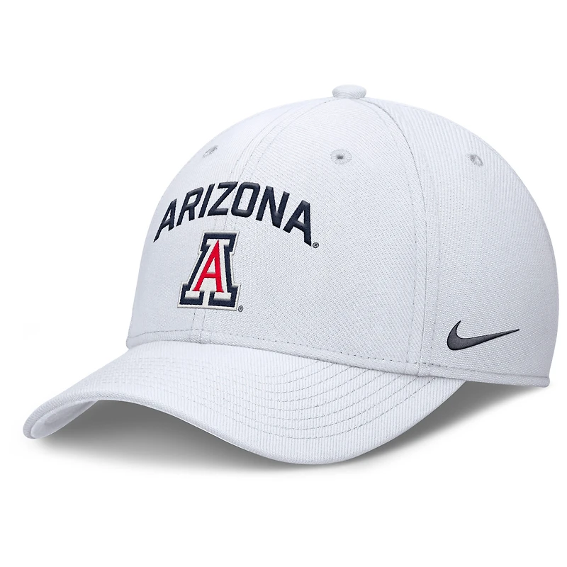 Men's Nike White Arizona Wildcats 2025 On-Field Rise Performance Flex Hat