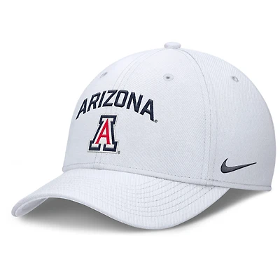 Men's Nike White Arizona Wildcats 2025 On-Field Rise Performance Flex Hat