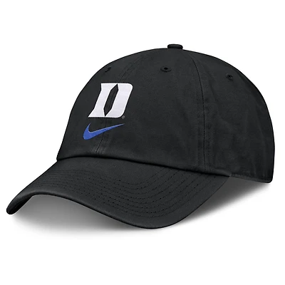 Men's Nike Black Duke Blue Devils Primetime Club Adjustable Hat